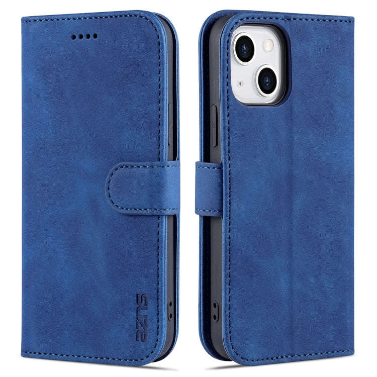 AZNS Skin Feel Calf Texture Horizontal Flip Leather Case with Card Slots & Holder & Wallet, For i...