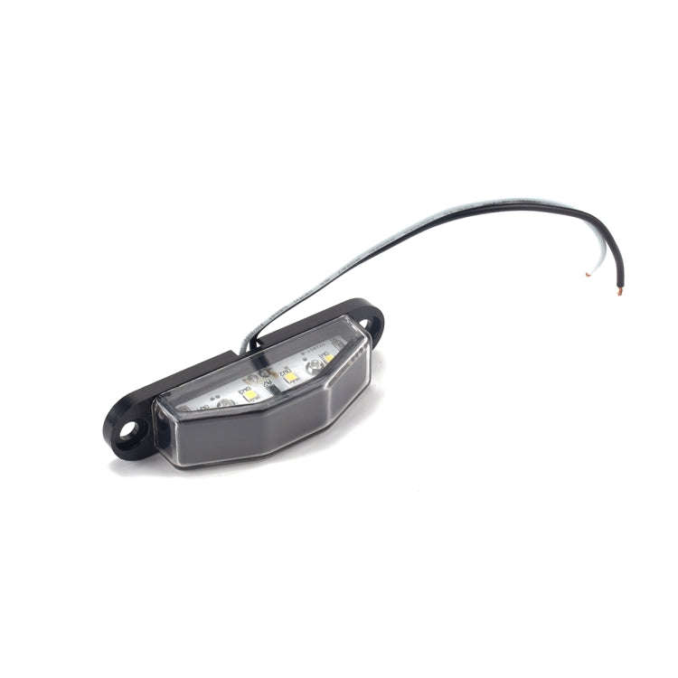 Trailer / RV / Truck 10-30V 4LED Triangle License Plate Light, A4067