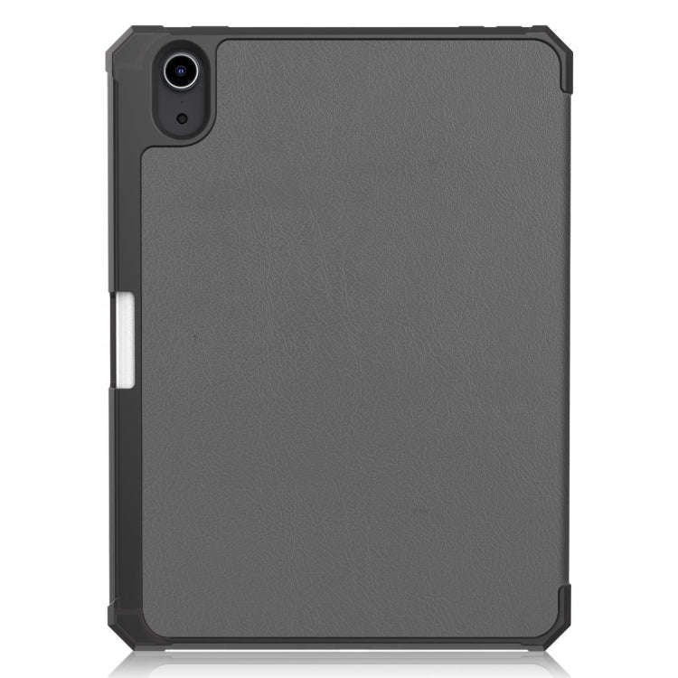 Custer Pure Color TPU Smart Leather Tablet Case with 3-Fold Holder & Pen Slot, For iPad mini 6 / ...