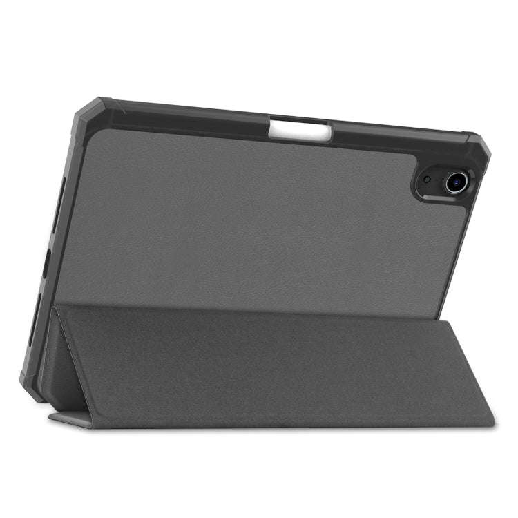 Custer Pure Color TPU Smart Leather Tablet Case with 3-Fold Holder & Pen Slot, For iPad mini 6 / ...
