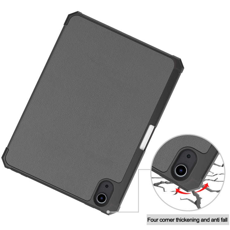Custer Pure Color TPU Smart Leather Tablet Case with 3-Fold Holder & Pen Slot, For iPad mini 6 / ...