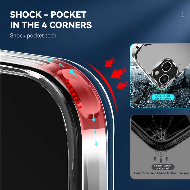 TPU + PC Transparent Shockproof Protective Case, For iPhone 13, For iPhone 13 Mini, For iPhone 13...