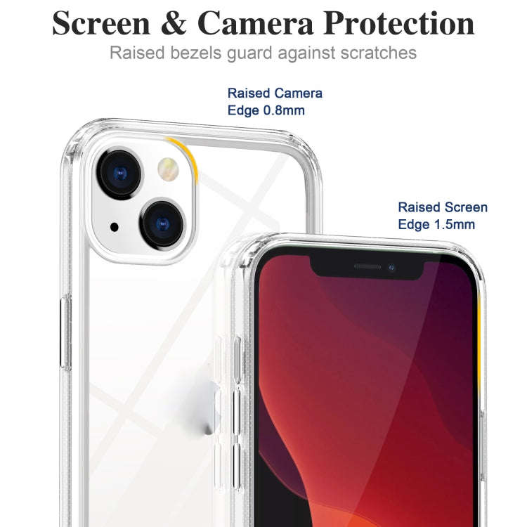 Crystal Clear Shockproof PC + TPU Protective Case, For iPhone 13, For iPhone 13 Pro, For iPhone 1...