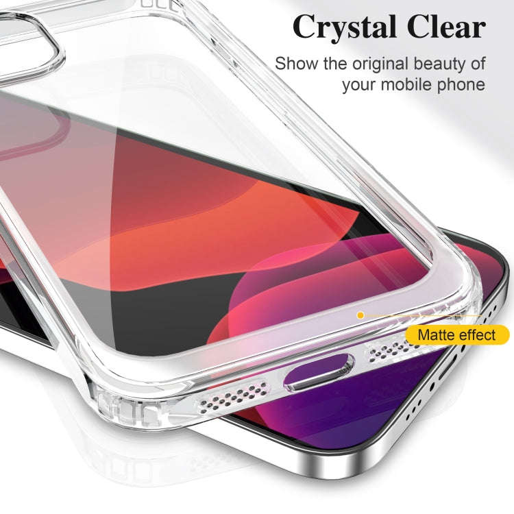 Crystal Clear Shockproof PC + TPU Protective Case, For iPhone 13, For iPhone 13 Pro, For iPhone 1...