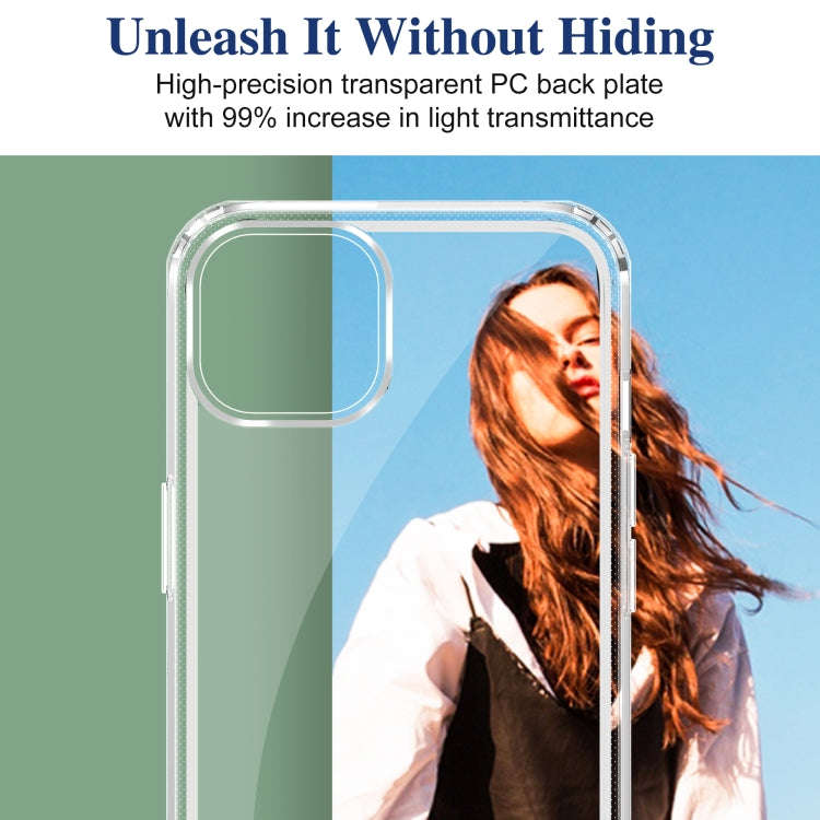 Crystal Clear Shockproof PC + TPU Protective Case, For iPhone 13, For iPhone 13 Pro, For iPhone 1...