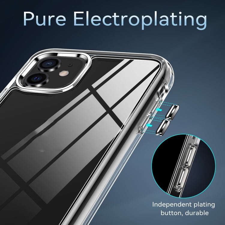 TPU + PC Transparent Shockproof Protective Case, For iPhone 11, For iPhone 11 Pro Max, For iPhone...