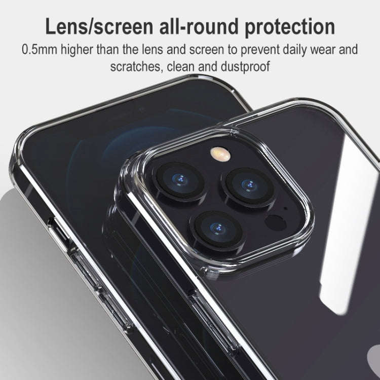 Shockproof TPU + Single-sided Glass Protective Case, For iPhone 13 mini