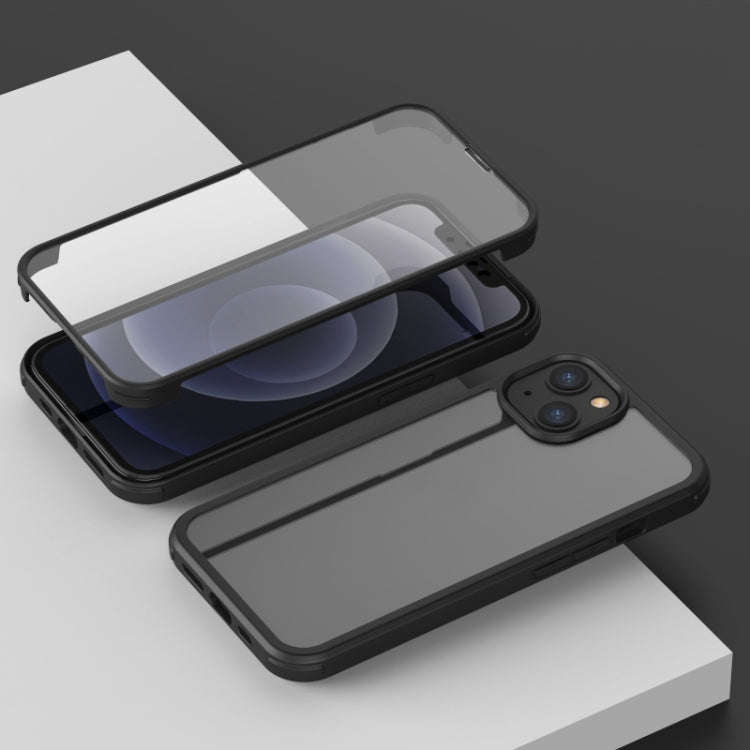 Shockproof TPU + Double-sided Glass Protective Case, For iPhone 13 Pro Max