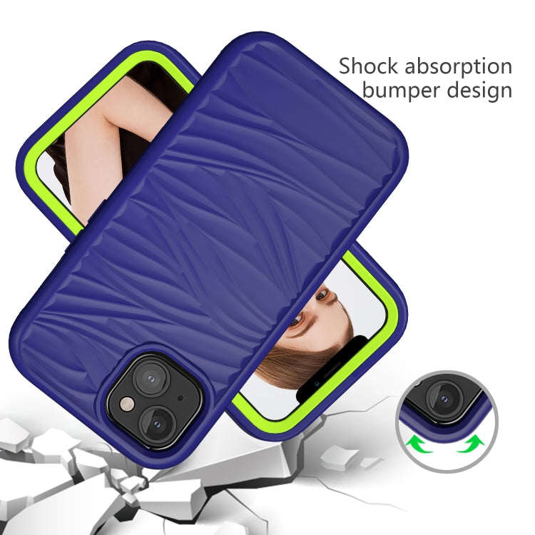 Wave Pattern 3 in 1 Silicone + PC Shockproof Protective Case, For iPhone 13 mini, For iPhone 13, ...