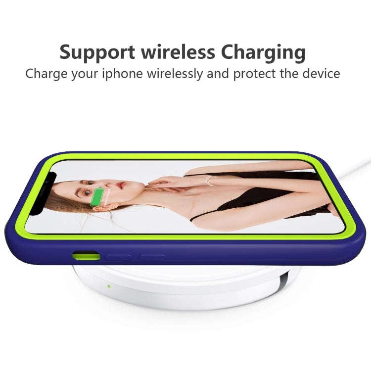 Wave Pattern 3 in 1 Silicone + PC Shockproof Protective Case, For iPhone 13 mini, For iPhone 13, ...