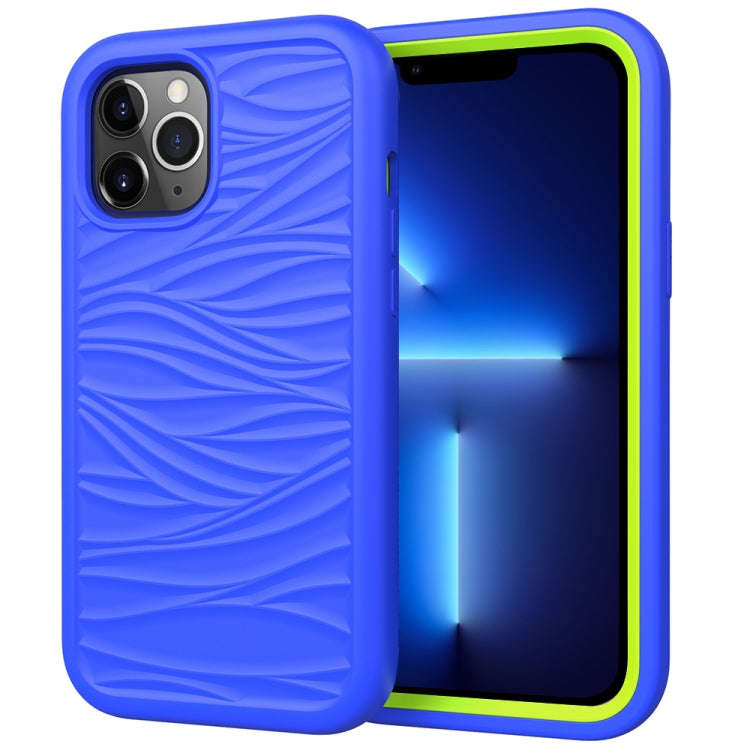 Wave Pattern 3 in 1 Silicone + PC Shockproof Protective Case, For iPhone 13 mini, For iPhone 13, ...
