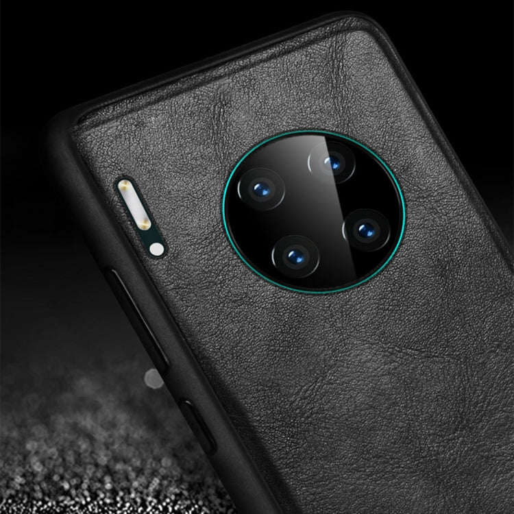 SULADA Shockproof TPU + Handmade Leather Protective Case, For Huawi Mate 30, For Huawi Mate 30 Pr...