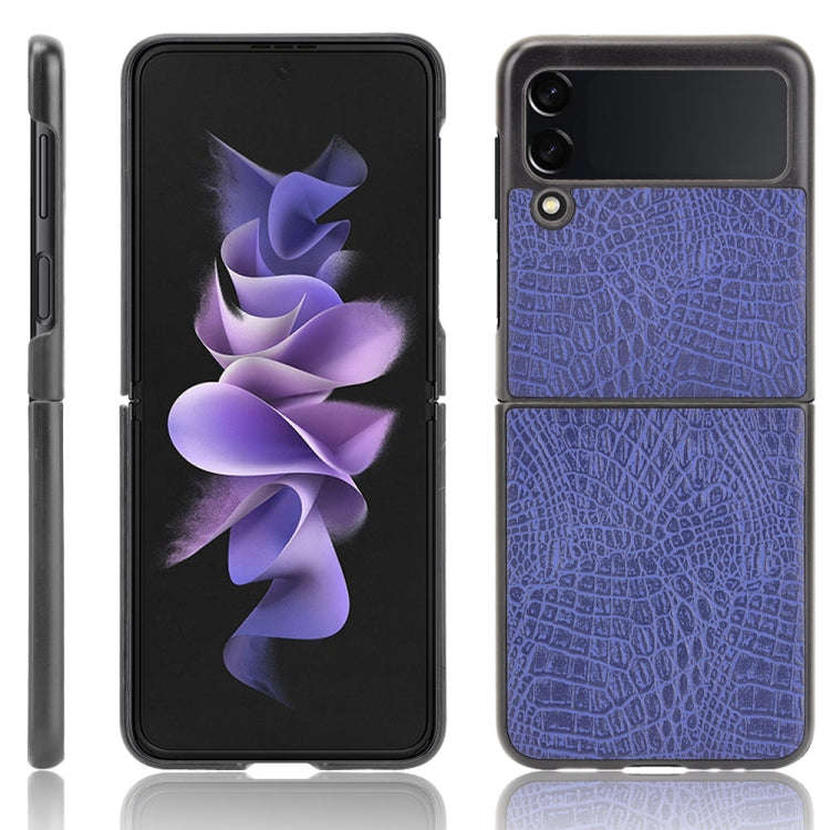 Shockproof Crocodile Texture PC + PU Case, For Google Pixel 5a 5G, For Samsung Galaxy Z Flip3 5G,...