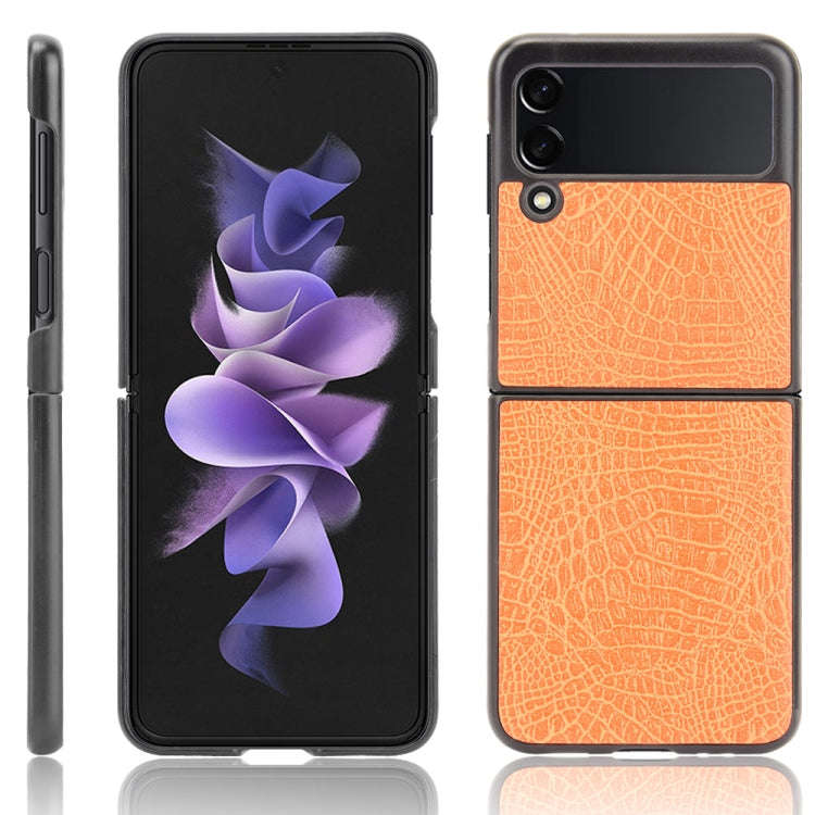 Shockproof Crocodile Texture PC + PU Case, For Google Pixel 5a 5G, For Samsung Galaxy Z Flip3 5G,...