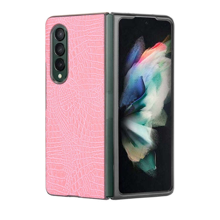 Shockproof Crocodile Texture PC + PU Case, For Google Pixel 5a 5G, For Samsung Galaxy Z Flip3 5G,...