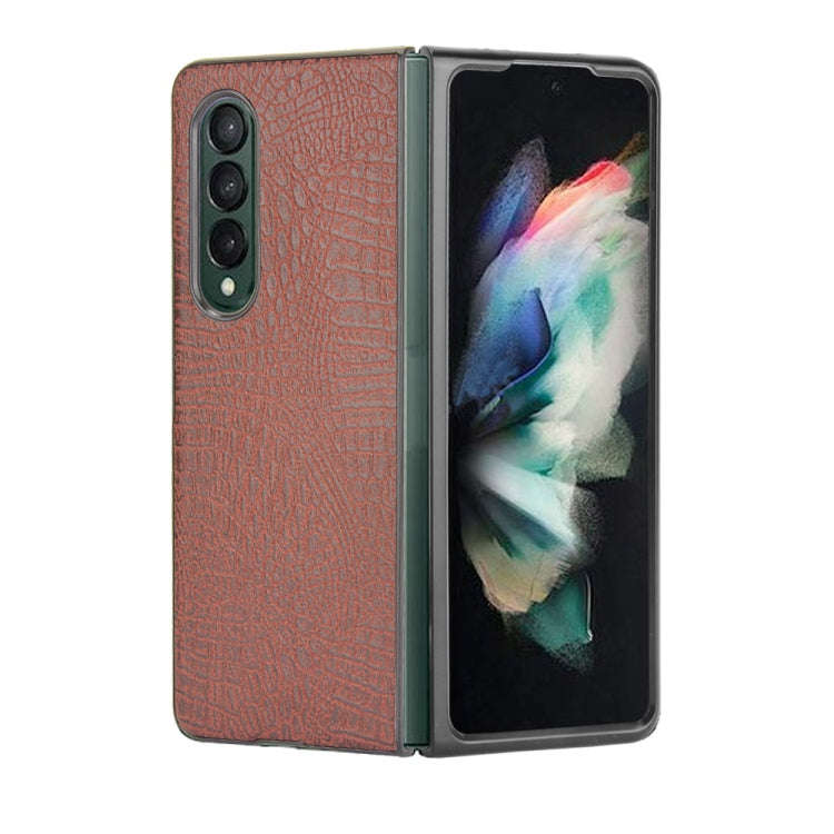 Shockproof Crocodile Texture PC + PU Case, For Google Pixel 5a 5G, For Samsung Galaxy Z Flip3 5G,...