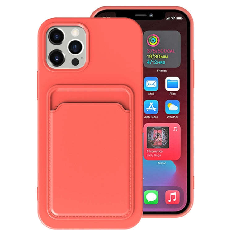 TPU + Flannel Lining Shockproof Case with Card Slots, For iPhone 13 mini, For iPhone 13, For iPho...