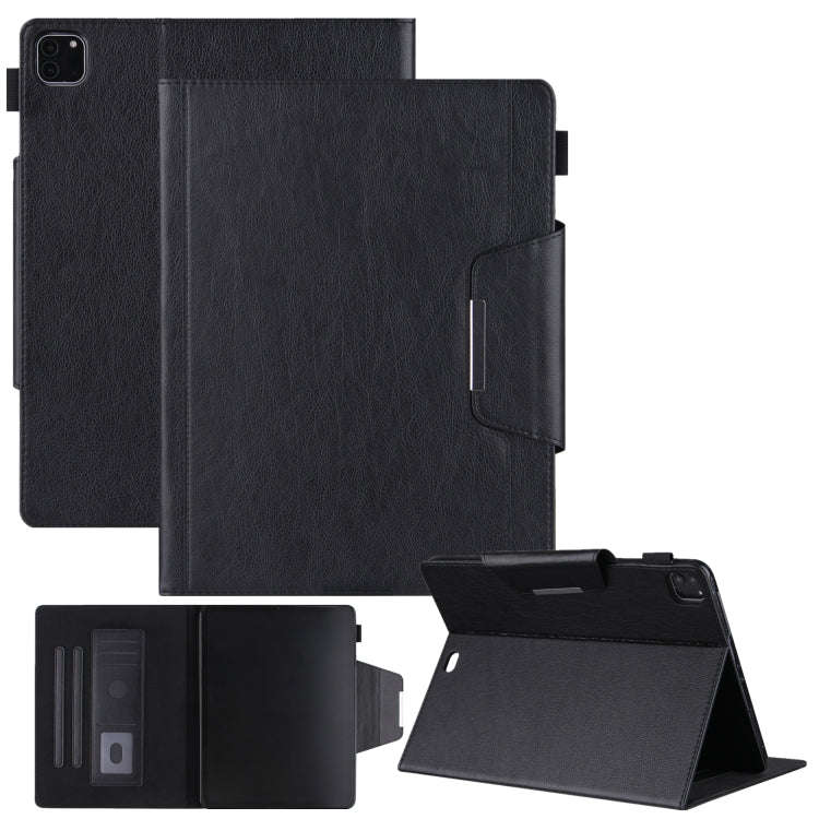 Solid Color Horizontal Flip Leather Case with Holder & Card Slot & Photo Frame & Wallet, For iPad...