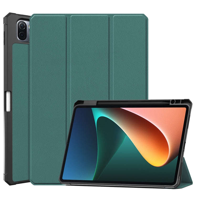 Custer Texture Horizontal Flip Leather Case with Three-folding Holder & Sleep / Wake-up Function,...