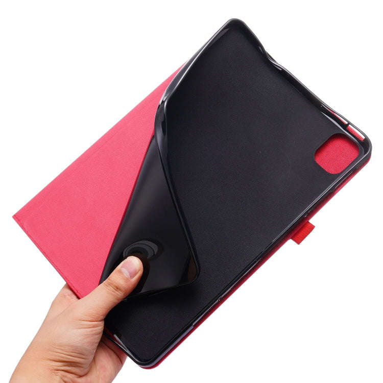 Horizontal Flip TPU + Fabric PU Leather Protective Case with Name Card Clip, For Xiaomi Pad 5 / 5...