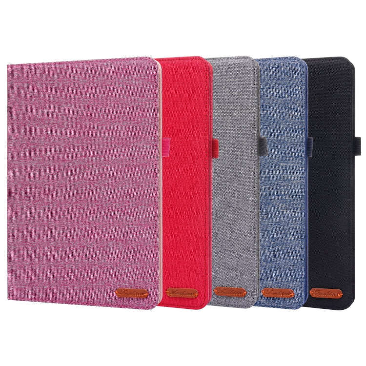 Horizontal Flip TPU + Fabric PU Leather Protective Case with Name Card Clip, For Xiaomi Pad 5 / 5...