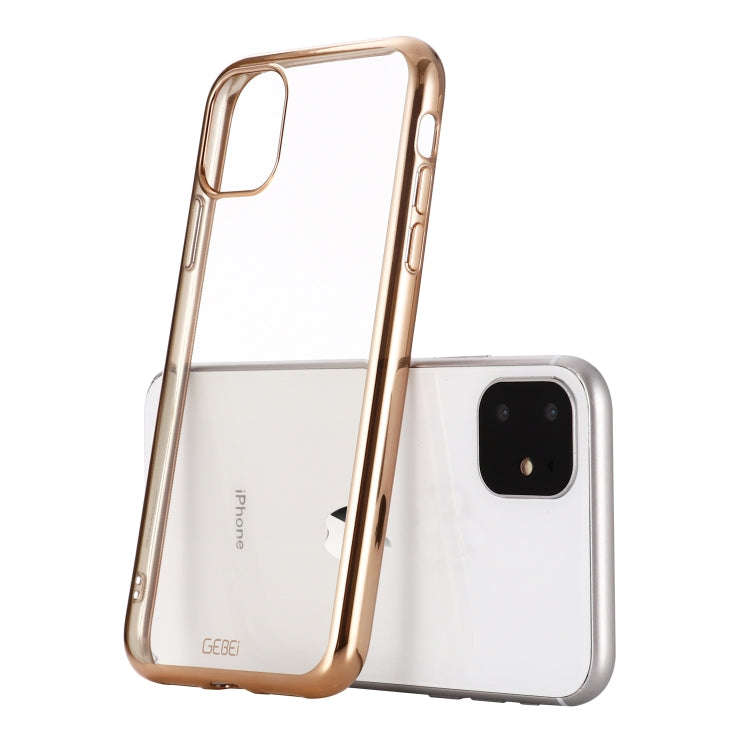 GEBEI Plating TPU Shockproof Protective Case, For iPhone 11, For iPhone 11 Pro, For iPhone 11 Pro...