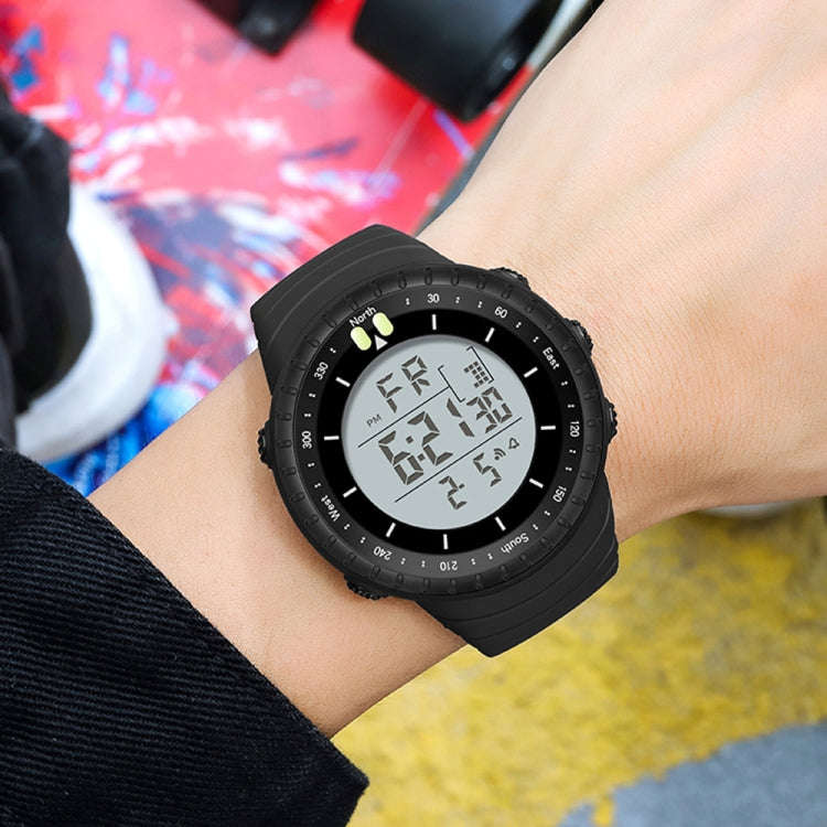 SANDA 6071 Three-split Screen LED Digital Display Luminous Stopwatch Timing Multifunctional Men S...