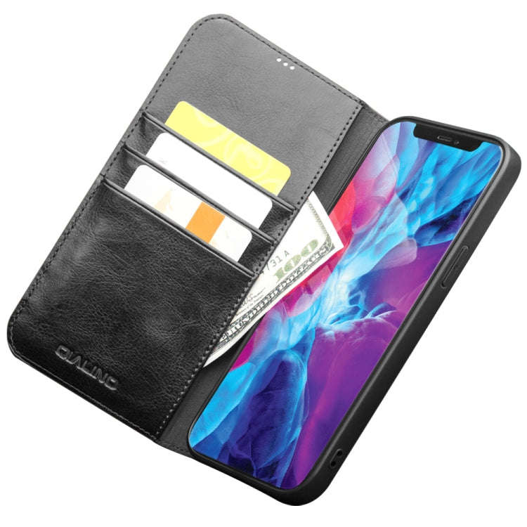 QIALINO Horizontal Flip Leather Case with Holder & Card Slots & Wallet, For iPhone 13, For iPhone...