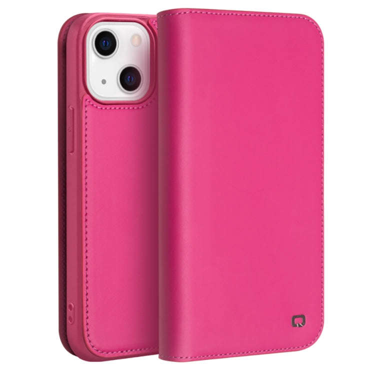 QIALINO Business Horizontal Flip Leather Case with Holder & Card Slots & Wallet, For iPhone 13 Pr...