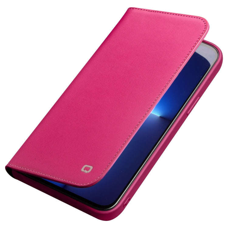 QIALINO Business Horizontal Flip Leather Case with Holder & Card Slots & Wallet, For iPhone 13 Pr...