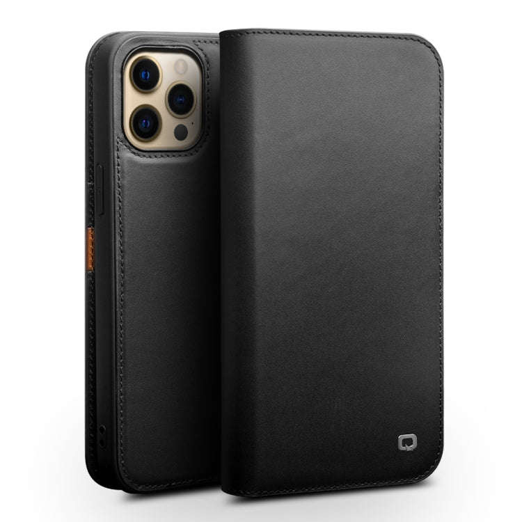 QIALINO Business Horizontal Flip Leather Case with Holder & Card Slots & Wallet, For iPhone 13 Pr...