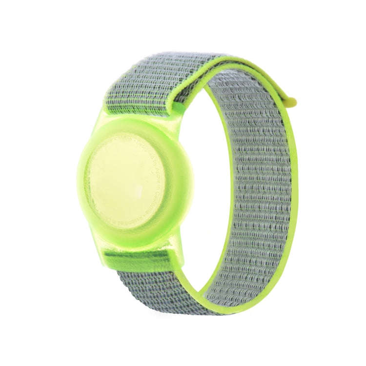 Anti-scratch Shockproof Nylon Bracelet Strap TPU Protective Cover Case, For AirTag