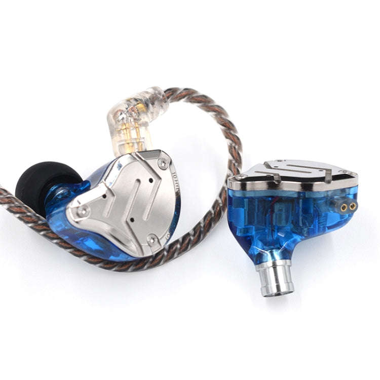 KZ ZS10 Pro 10-unit Ring Iron Gaming In-ear Wired Earphone,, ZS10 Pro Standard Version(Blue), ZS1...