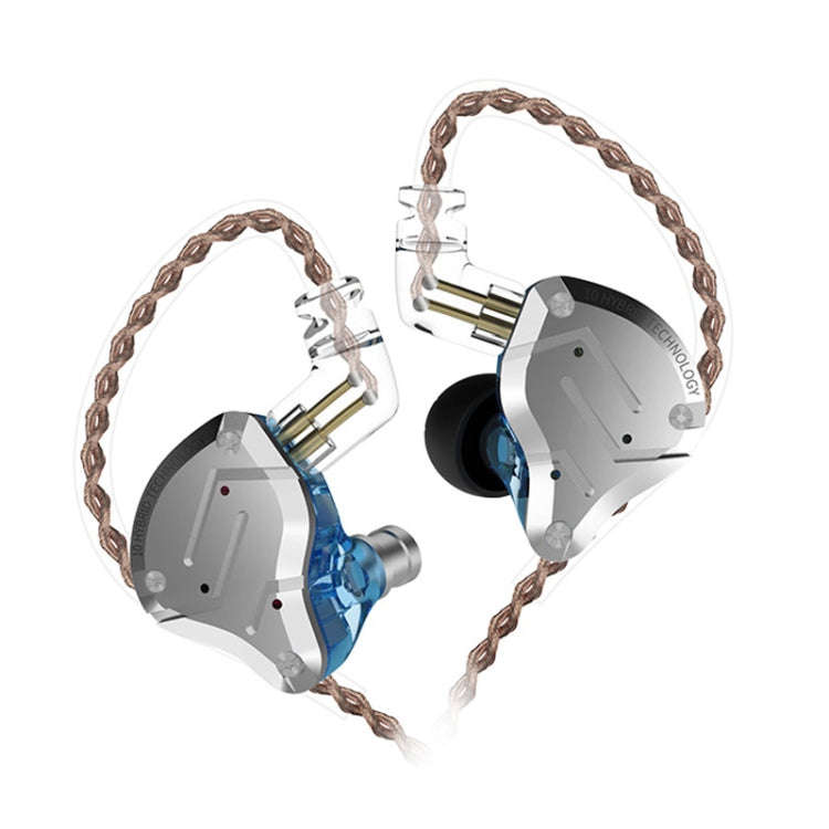 KZ ZS10 Pro 10-unit Ring Iron Gaming In-ear Wired Earphone,, ZS10 Pro Standard Version(Blue), ZS1...