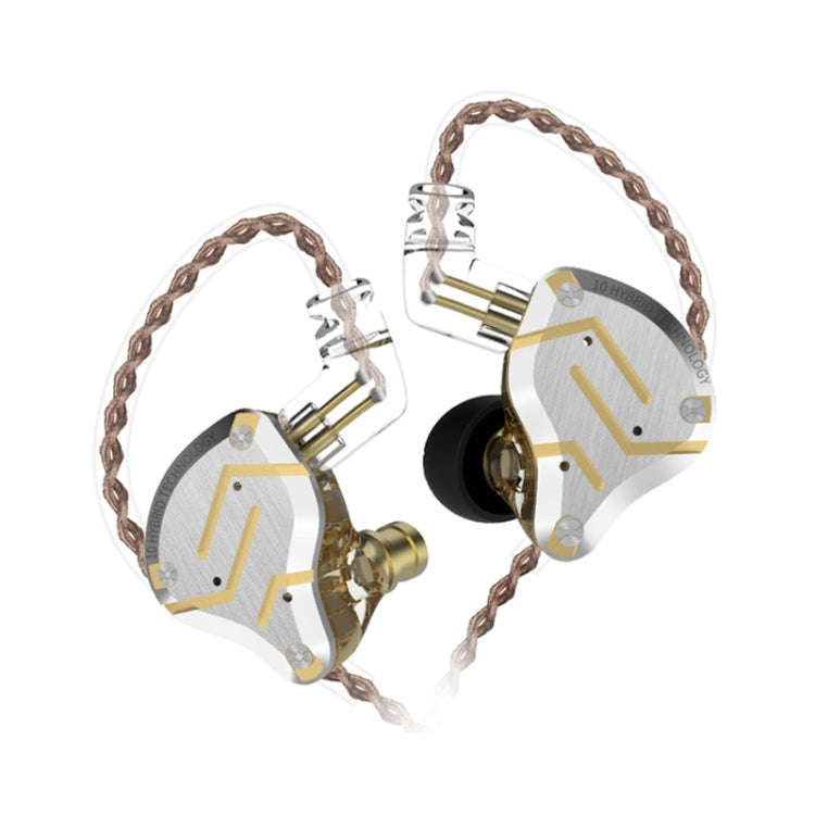 KZ ZS10 Pro 10-unit Ring Iron Gaming In-ear Wired Earphone,, ZS10 Pro Standard Version(Blue), ZS1...