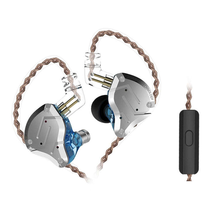 KZ ZS10 Pro 10-unit Ring Iron Gaming In-ear Wired Earphone,, ZS10 Pro Standard Version(Blue), ZS1...