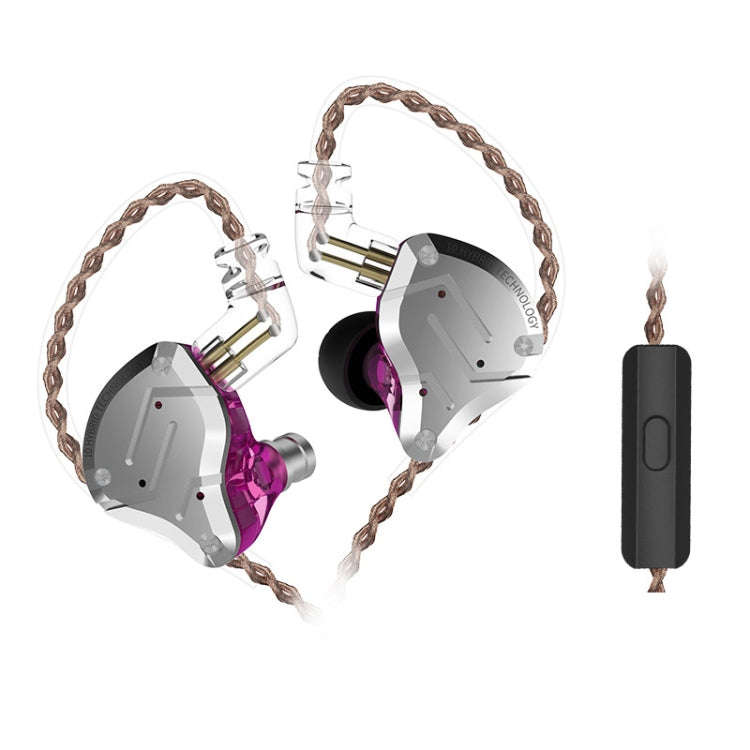 KZ ZS10 Pro 10-unit Ring Iron Gaming In-ear Wired Earphone,, ZS10 Pro Standard Version(Blue), ZS1...