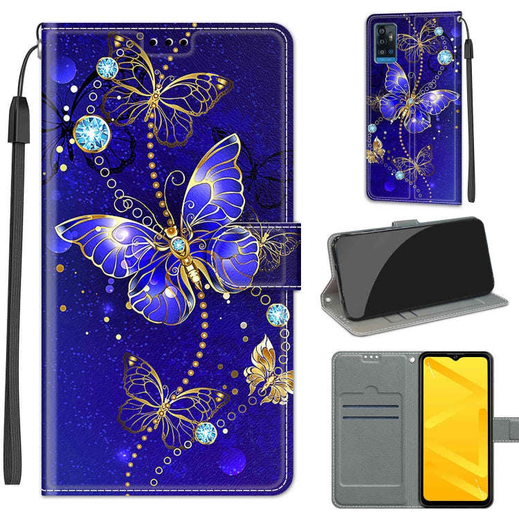 Voltage Coloured Drawing Magnetic Clasp Horizontal Flip PU Leather Case with Holder & Card Slots,...
