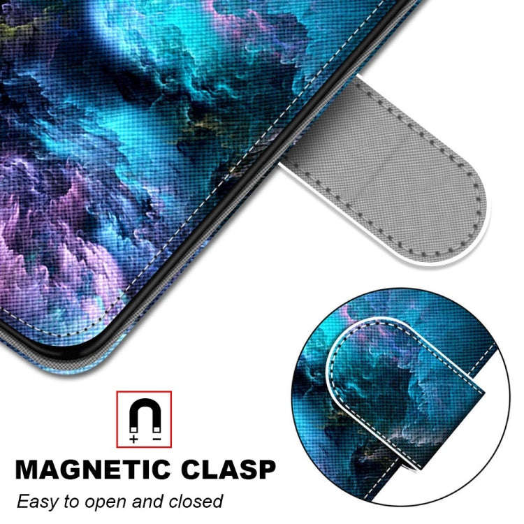 Coloured Drawing Cross Texture Horizontal Flip PU Leather Case with Holder & Card Slots & Wallet ...