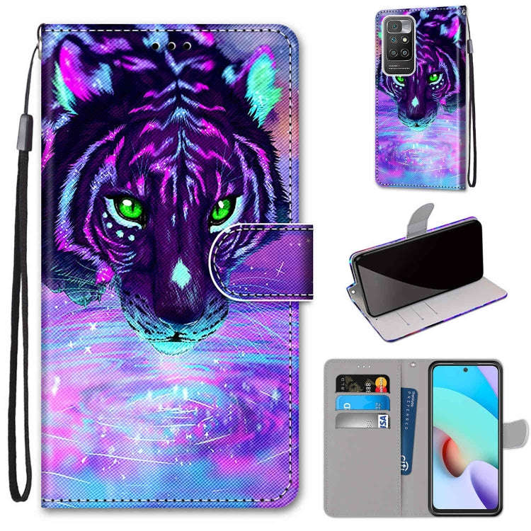 Coloured Drawing Cross Texture Horizontal Flip PU Leather Case with Holder & Card Slots & Wallet ...