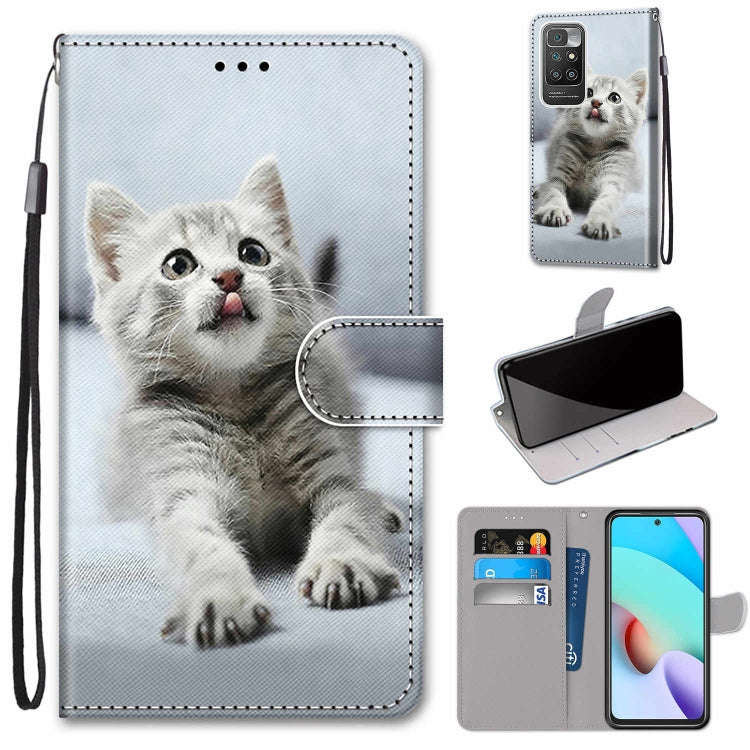 Coloured Drawing Cross Texture Horizontal Flip PU Leather Case with Holder & Card Slots & Wallet ...