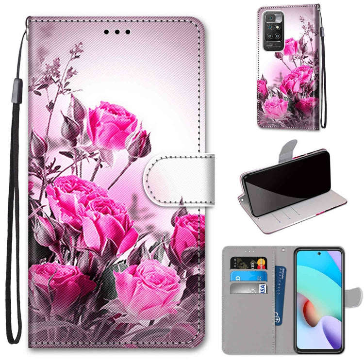 Coloured Drawing Cross Texture Horizontal Flip PU Leather Case with Holder & Card Slots & Wallet ...