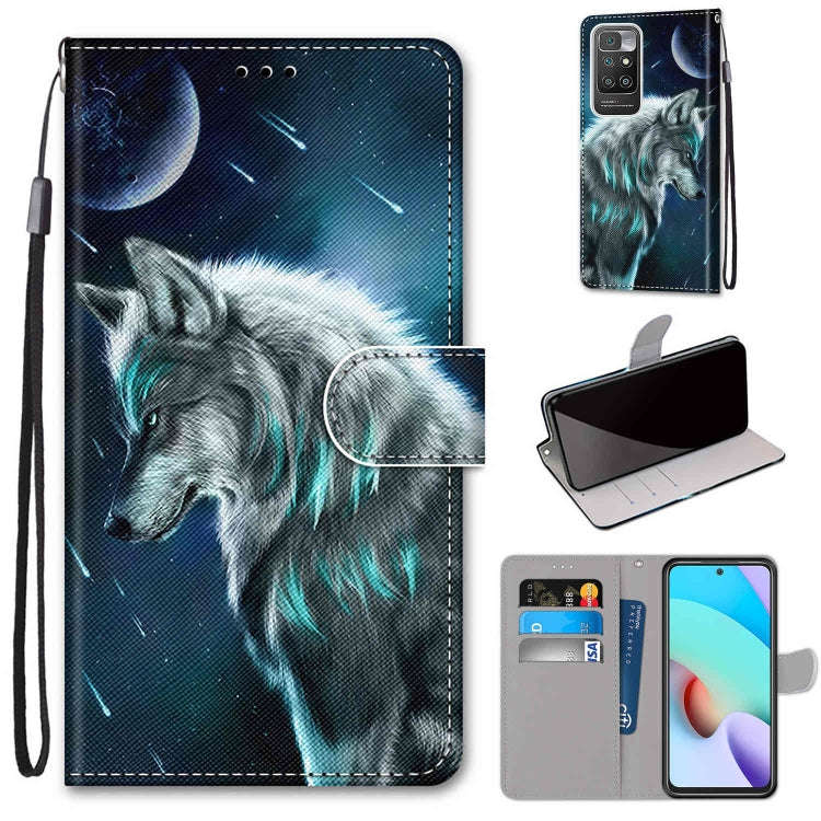 Coloured Drawing Cross Texture Horizontal Flip PU Leather Case with Holder & Card Slots & Wallet ...