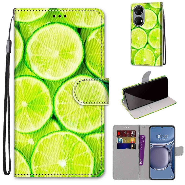 Coloured Drawing Cross Texture Horizontal Flip PU Leather Case with Holder & Card Slots & Wallet ...