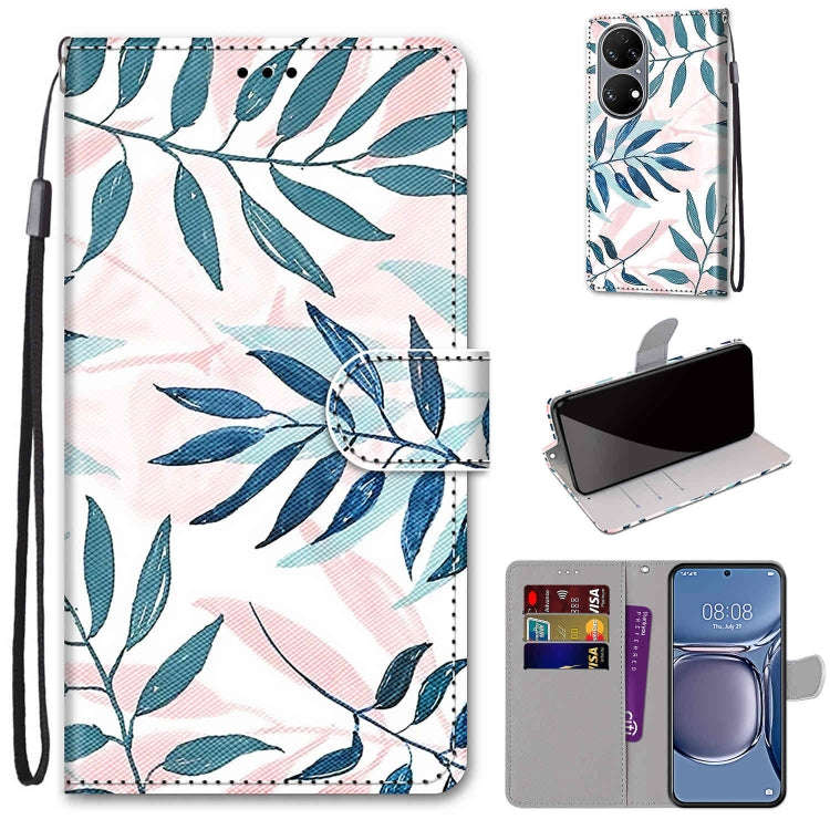 Coloured Drawing Cross Texture Horizontal Flip PU Leather Case with Holder & Card Slots & Wallet ...