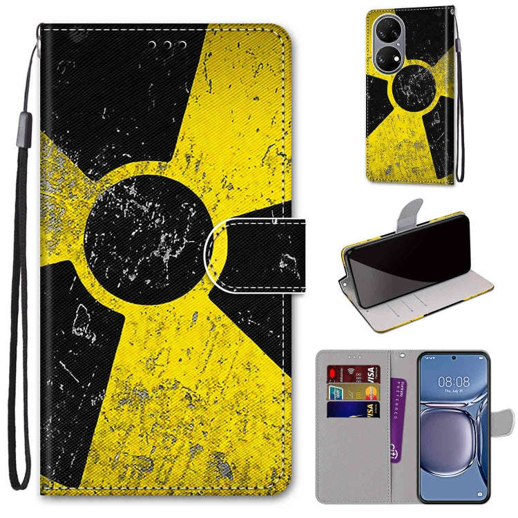 Coloured Drawing Cross Texture Horizontal Flip PU Leather Case with Holder & Card Slots & Wallet ...