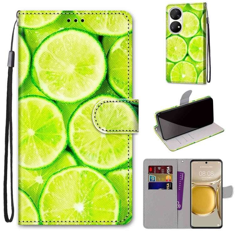 Coloured Drawing Cross Texture Horizontal Flip PU Leather Case with Holder & Card Slots & Wallet ...