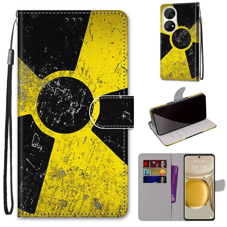 Coloured Drawing Cross Texture Horizontal Flip PU Leather Case with Holder & Card Slots & Wallet ...