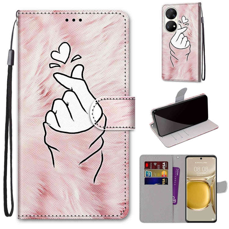 Coloured Drawing Cross Texture Horizontal Flip PU Leather Case with Holder & Card Slots & Wallet ...