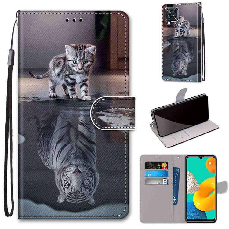 Coloured Drawing Cross Texture Horizontal Flip PU Leather Case with Holder & Card Slots & Wallet ...